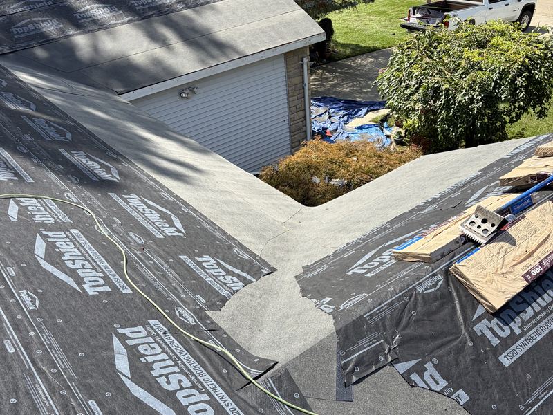 Roof prepped for shingles